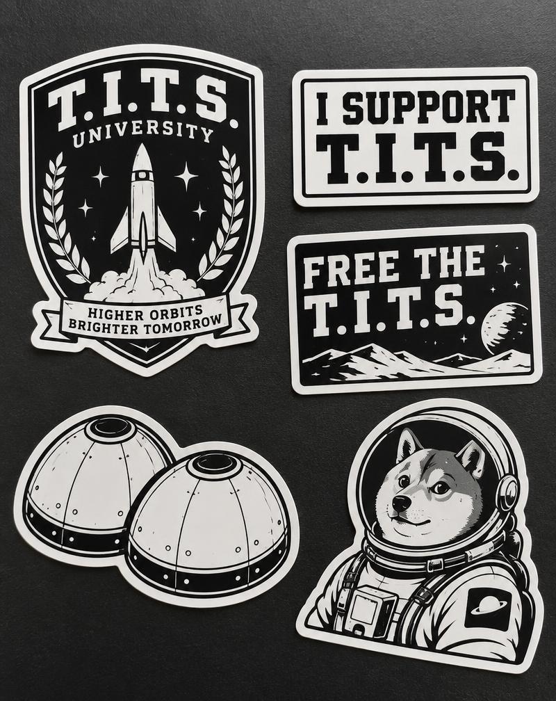 Free The T.I.T.S. Sticker Pack